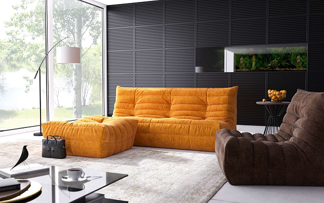 Мягкий и эргономичный диван ДеФранс 